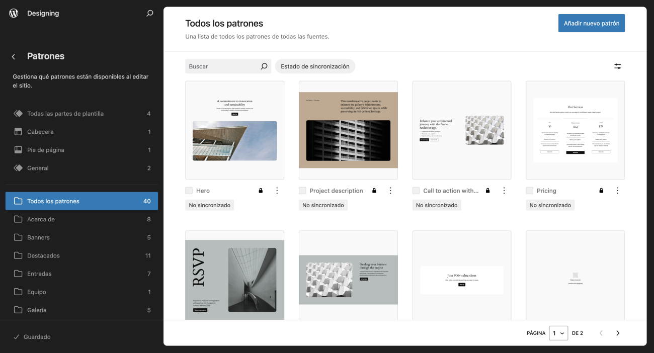 Studio patrones WordPress | William Ugarte